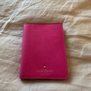 Kate Spade Fuchsia/Pink Passport Holder and Case